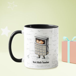 Der beste Mathematiklehrer formas Equations Cartoo Tasse