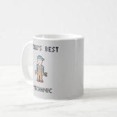 Der beste Mechaniker der Welt Kaffeetasse (Vorderseite Links)