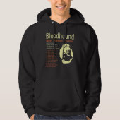 Der beste menschliche Trainer von Bloodhound wird Hoodie (Vorderseite)