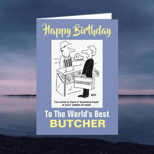 Der beste Metzger für das Wort Karte