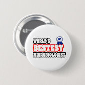 Der beste Mikrobiologe der Welt Button (Vorne & Hinten)