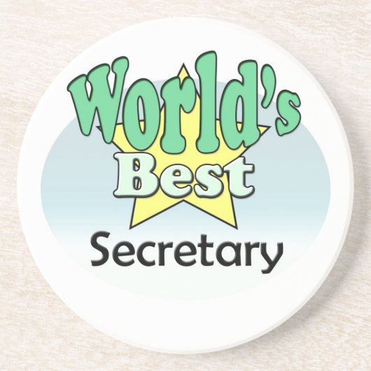 Der beste Minister der Welt Getränkeuntersetzer (Vorne)