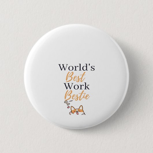 Der beste Mitarbeiter der Welt Button (Vorderseite)