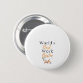 Der beste Mitarbeiter der Welt Button (Vorne & Hinten)