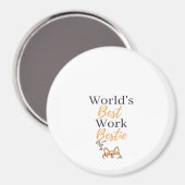 Der beste Mitarbeiter der Welt Magnet (Vorderseite/Rückseite)