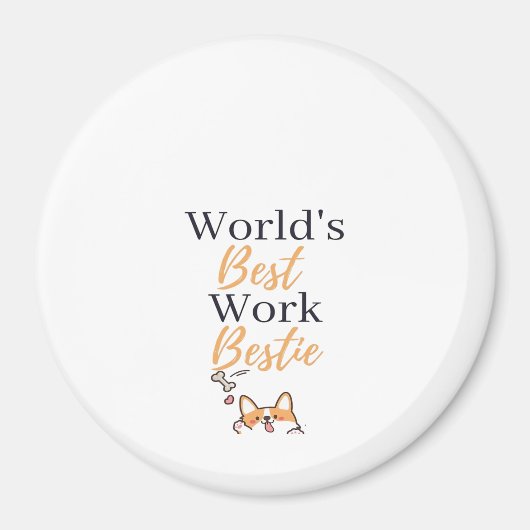 Der beste Mitarbeiter der Welt Magnet (Vorne)