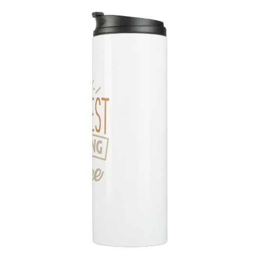 Der beste Morgenkaffee Thermosbecher (Nach rechts gedreht)