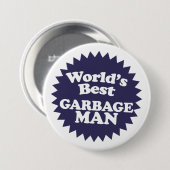 Der beste Müllmann der Welt Button (Vorne & Hinten)