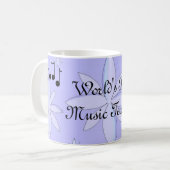 Der beste Musiklehrer der Welt Kaffeetasse (Vorderseite Links)