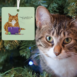 Der beste Muttertag der Katze Ornament Aus Metall
