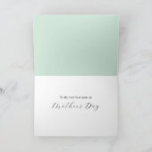 Der beste Muttertag für jede Mama Karte (Innenseite)