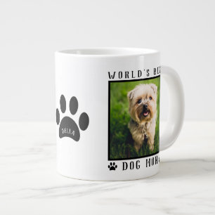 Der beste Name der Mama der Welt Paw Prints Pet Fo Jumbo-Tasse