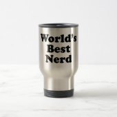 Der beste Nerd der Welt Reisebecher (Mittel)