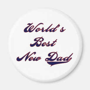 Der beste neue Vater der Baseball-Text-Welt Magnet