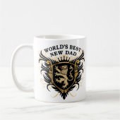 Der beste neue Vater der Welt Kaffeetasse (Links)