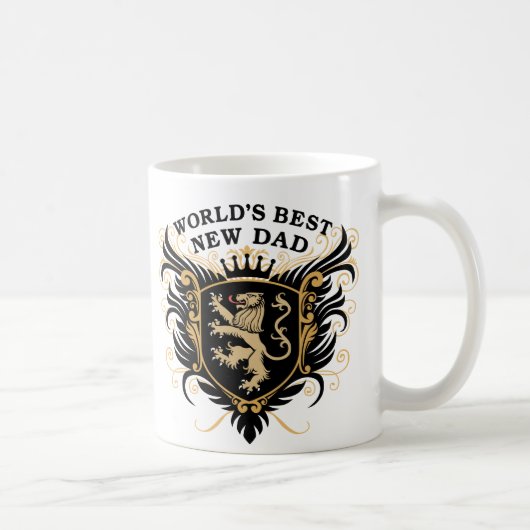 Der beste neue Vater der Welt Kaffeetasse (Rechts)