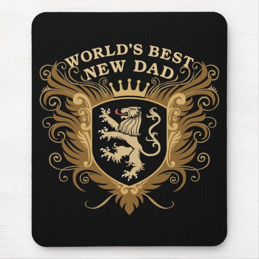 Der beste neue Vater der Welt Mousepad (Vorne)