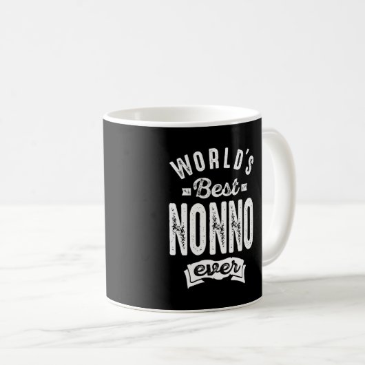 Der beste Nonno der Welt Kaffeetasse (VorderseiteRechts)