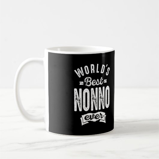 Der beste Nonno der Welt Kaffeetasse (Links)