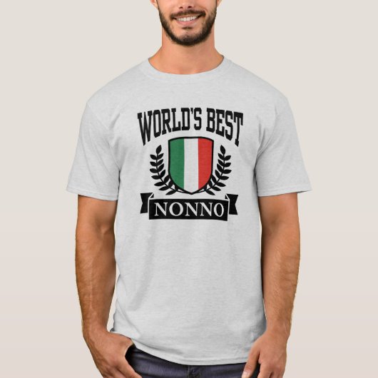 Der beste Nonno der Welt T-Shirt (Vorderseite)