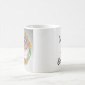 Der beste Oma-1. Weihnachtskranz der Welt Kaffeetasse (Mittel)