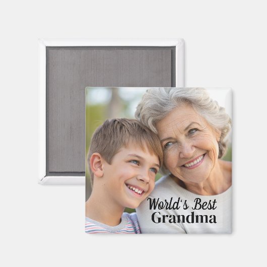 Der beste Oma-Magnet der Welt Magnet (Vorderseite/Rückseite)