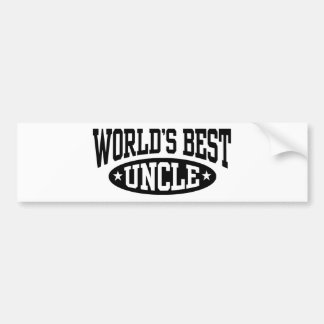 Der beste Onkel der Welt Autoaufkleber