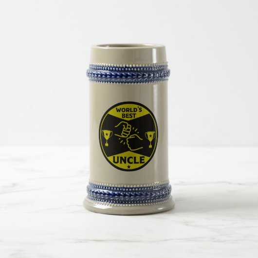 Der beste Onkel der Welt Bierglas (Mittel)