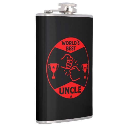 Der beste Onkel der Welt Flachmann (Rechts)