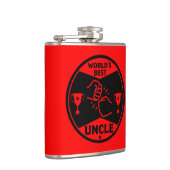 Der beste Onkel der Welt Flachmann (Rechts)