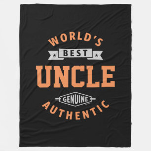 Der beste Onkel der Welt Fleecedecke
