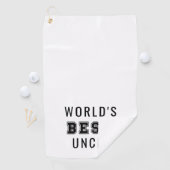 Der beste Onkel der Welt Golfhandtuch (Insitu)