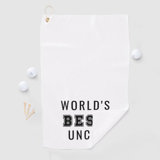 Der beste Onkel der Welt Golfhandtuch (Insitu)