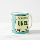 Der beste Onkel der Welt. Kaffeetasse (VorderseiteRechts)