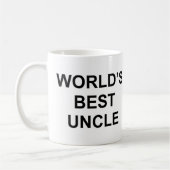 Der beste Onkel der Welt Kaffeetasse (Links)