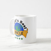 Der beste Onkel der Welt Kaffeetasse (Vorderseite Links)