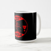 Der beste Onkel der Welt Kaffeetasse (VorderseiteRechts)