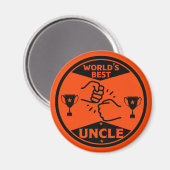 Der beste Onkel der Welt Magnet (Vorderseite/Rückseite)