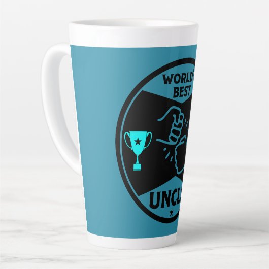 Der beste Onkel der Welt Milchtasse (Linke Ecke)