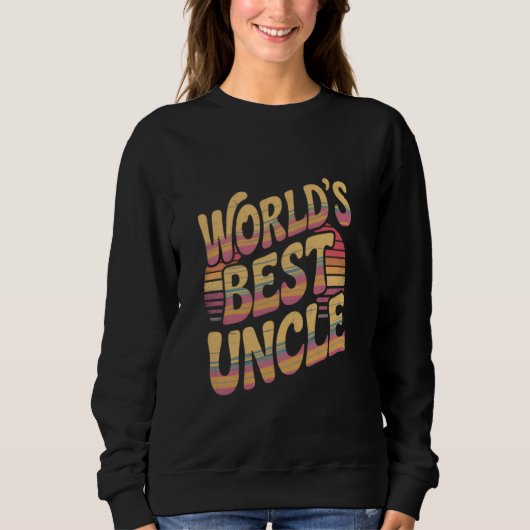 Der beste Onkel der Welt Sweatshirt (Vorderseite)