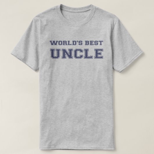 Der beste Onkel der Welt T-Shirt (Design vorne)