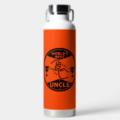 Der beste Onkel der Welt Trinkflasche (Vorderseite)