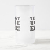 Der beste Onkel Ever Mattglas Bierglas (Mittel)