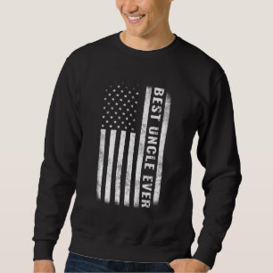 Der beste Onkel je Vintager Tag des amerikanischen Sweatshirt