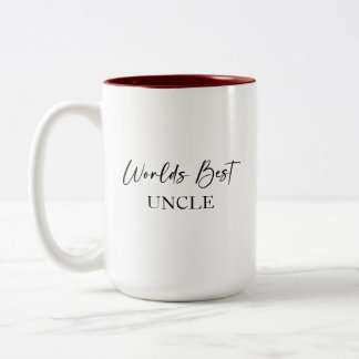 Der beste Onkel- und Lieblingsarmut der Welt Zweifarbige Tasse