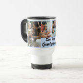 Der beste Opa aller 4 Fotos Himmel Reisebecher (Vorderseite Links)