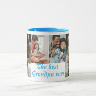 Der beste Opa aller 4 Fotos Himmel Tasse