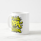 der beste opa aller zeiten graffiti 3 kaffeetasse (Vorderseite Links)