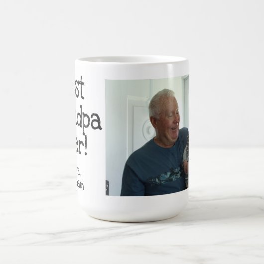 Der beste Opa aller Zeiten Kaffeetasse (Mittel)