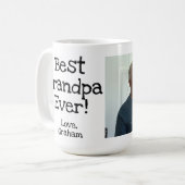 Der beste Opa aller Zeiten Kaffeetasse (Vorderseite Links)